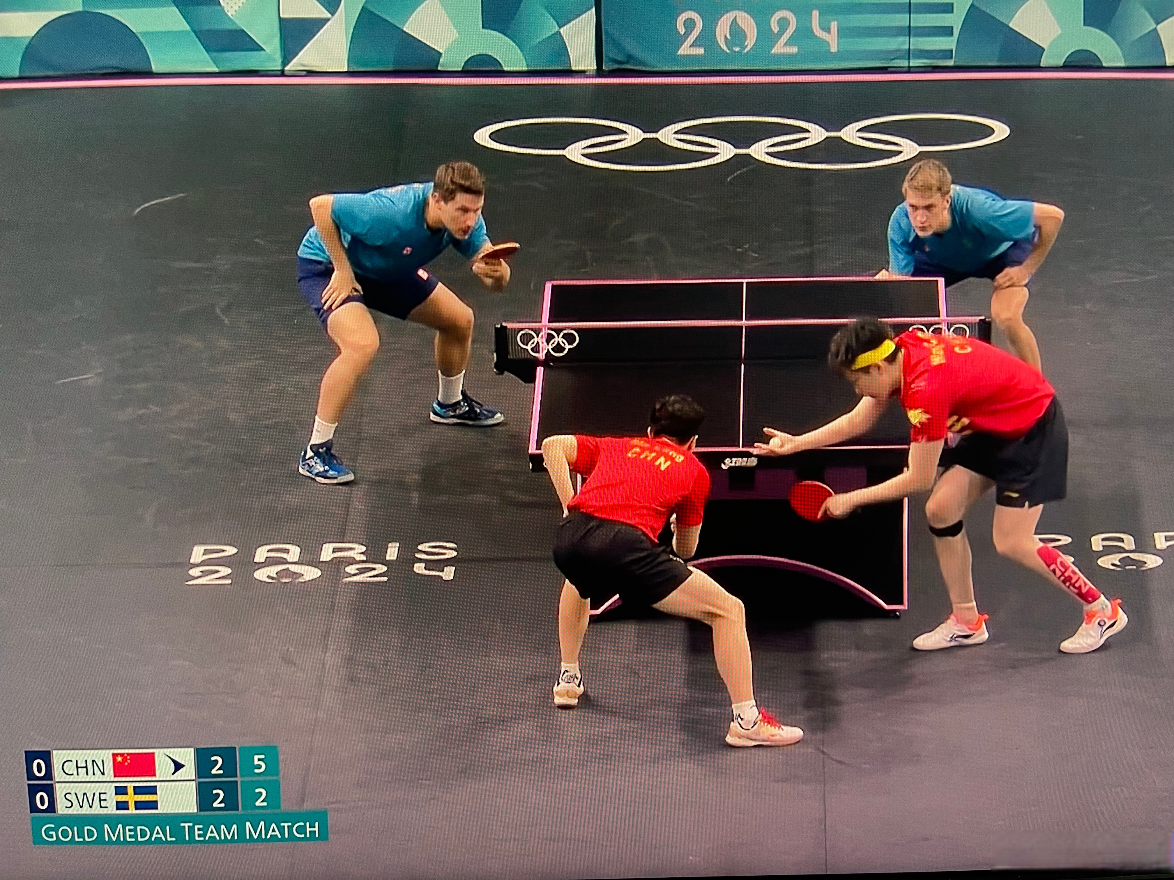 关于法国乒乓球队鏖战瑞典乒乓球队，马龙一己之力扛起全队的信息